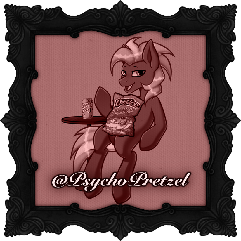 PsychoPretzel - Commission